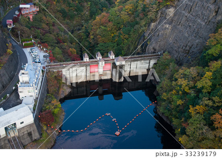 秋の竜神ダム 33239179