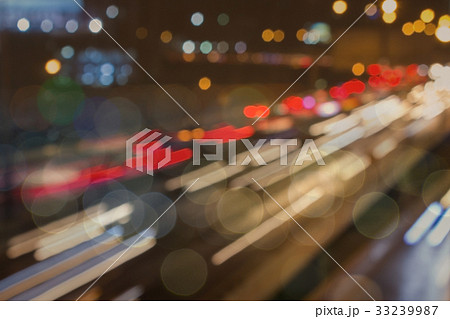 Bokeh highway city traffic rush hour. Teleport Bokeh highway city traffic rush hour. Teleport 33239987