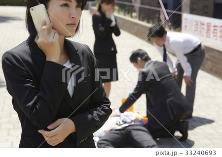 急病人　事故イメージ 33240693