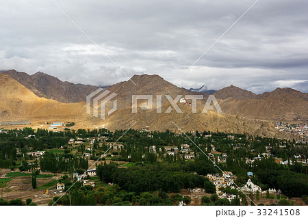 Landscape view from Shanti stupa Landscape view from Shanti stupa 33241508