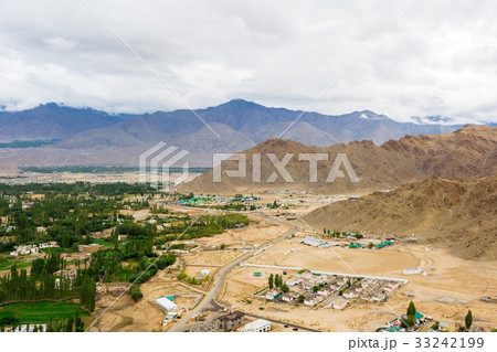 Landscape view from Shanti stupa Landscape view from Shanti stupa 33242199