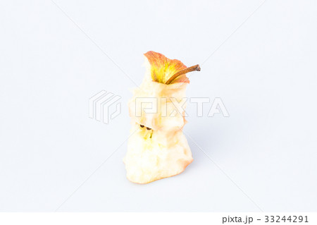 Bitten apple over white Bitten apple over white 33244291