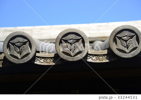 丸に頭合わせ三つ雁金-1 丸に頭合わせ三つ雁金-1 33244531