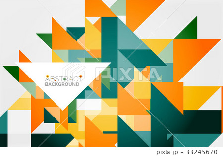 Triangle pattern design background 33245670