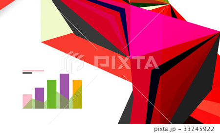 Modern triangle presentation template 33245922