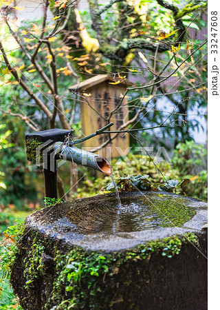 京都　三千院　清浄水 33247608