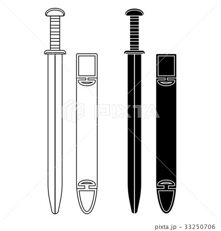 Set of sabers with scabbard 33250706
