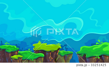 Vector cartoon landscape 33251425