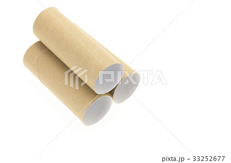 トイレットペーパーの芯〜茶色 トイレットペーパーの芯〜茶色 33252677