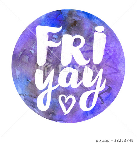 Watercolor badge with text Watercolor badge with text 33253749