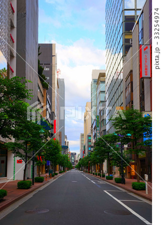 早朝の銀座並木通り 早朝の銀座並木通り 33254974