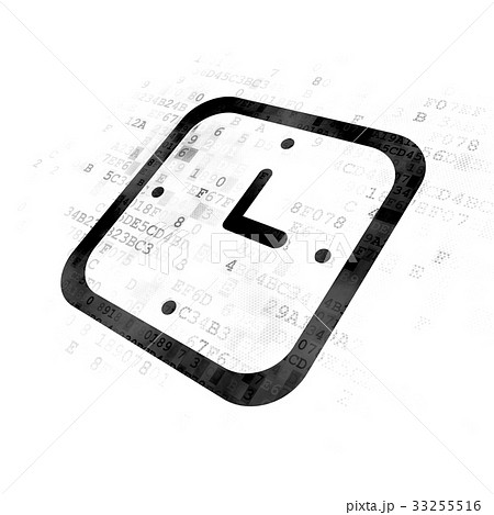 Time concept: Watch on Digital background 33255516