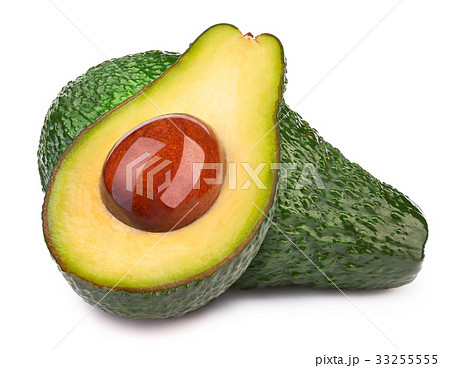 Two avocados isolated Two avocados isolated 33255555