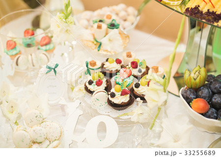 Buffet with a variety of delicious sweets, food Buffet with a variety of delicious sweets, food 33255689