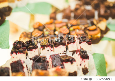 Buffet with a variety of delicious sweets, food Buffet with a variety of delicious sweets, food 33255691