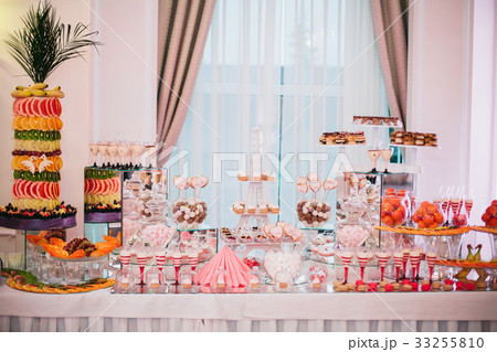 Buffet with a variety of delicious sweets, food Buffet with a variety of delicious sweets, food 33255810