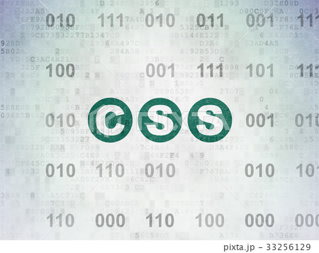 Database concept: Css on Digital Data Paper 33256129