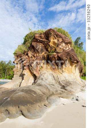 Sandstone rock at beach Sandstone rock at beach 33256240
