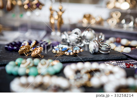 Assortment of women's jewelry market Assortment of women's jewelry market 33258214