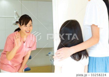 歯科、歯科衛生士、歯科医、女性、子ども 33258224