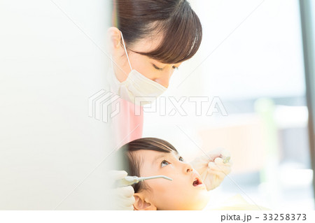 歯科、歯科衛生士、歯科医、女性、子ども 33258373