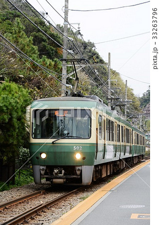 直線の江ノ電 直線の江ノ電 33263796