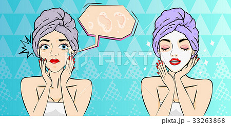 pop of cartoon woman pop of cartoon woman 33263868