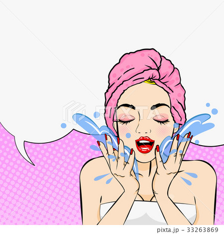 pop of cartoon woman pop of cartoon woman 33263869