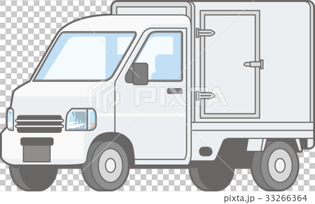 軽自動車保冷車のイラストのイラスト素材