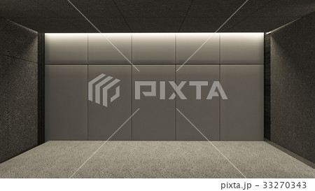 Modern Empty Room, 3d render interior design, mock up illustrati 33270343