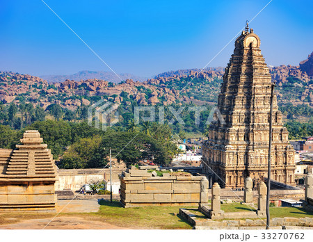 Panorama of Hampi, view of the Virupaksha temple Panorama of Hampi, view of the Virupaksha temple 33270762