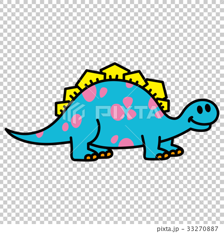 恐竜　ステゴサウルス 33270887