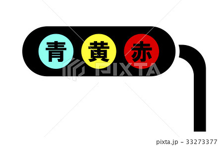 文字付きの信号機のイラスト素材 文字付きの信号機のイラスト素材