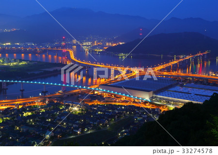 黄金山　夜景 33274578
