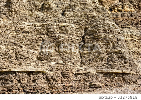 Layers of sedimentary sandstone rock Layers of sedimentary sandstone rock 33275918