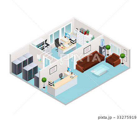 Office Interior Isometric Design Office Interior Isometric Design 33275919