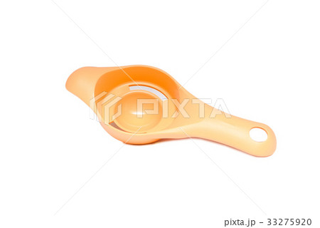 Modern plastic spoon egg separator isolated 33275920