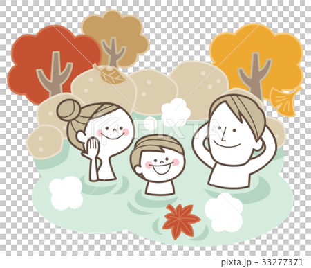 Hot Spring Family Autumn Hot Spring Family Autumn 33277371