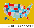 United States of America Map With Federal States 33277841