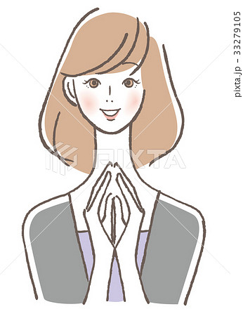 女性　笑顔 33279105