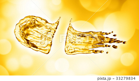 oil splash on gold bokeh background oil splash on gold bokeh background 33279834