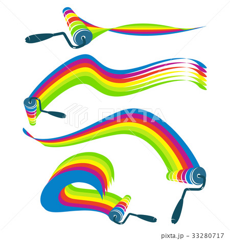 Roller with paint set 33280717