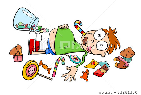 saying like a kid in a candy store cartoon 33281350