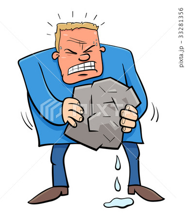 saying squeezing water from stone humor cartoon saying squeezing water from stone humor cartoon 33281356