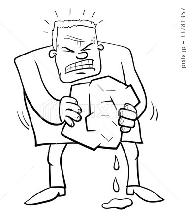 squeezing water from stone humor cartoon 33281357