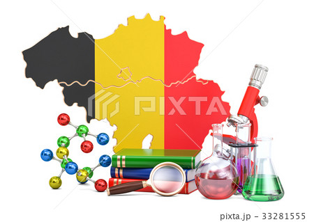 Scientific research in Belgium concept Scientific research in Belgium concept 33281555