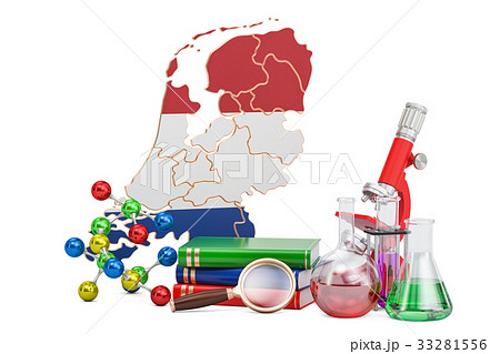 Scientific research in Netherlands concept Scientific research in Netherlands concept 33281556