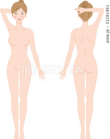 女性　裸　全身 33281961