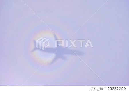 飛行機から見たブロッケン現象 33282209