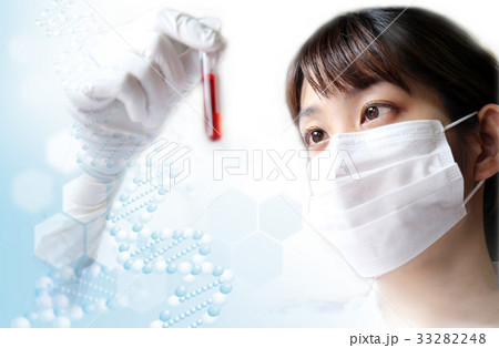 医療イメージ　血液検査 33282248